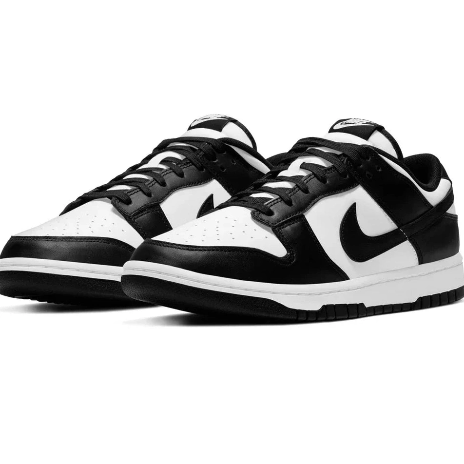 Dunk 'Panda' Low Black Retro Nike White 0522